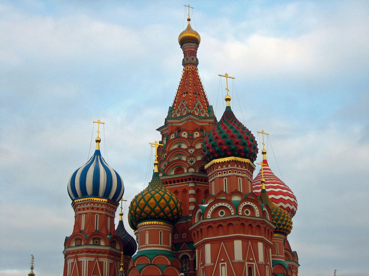 A CITY OF CONTRASTS: Moscow is a city full of contrasts; A mixture of cupolas...