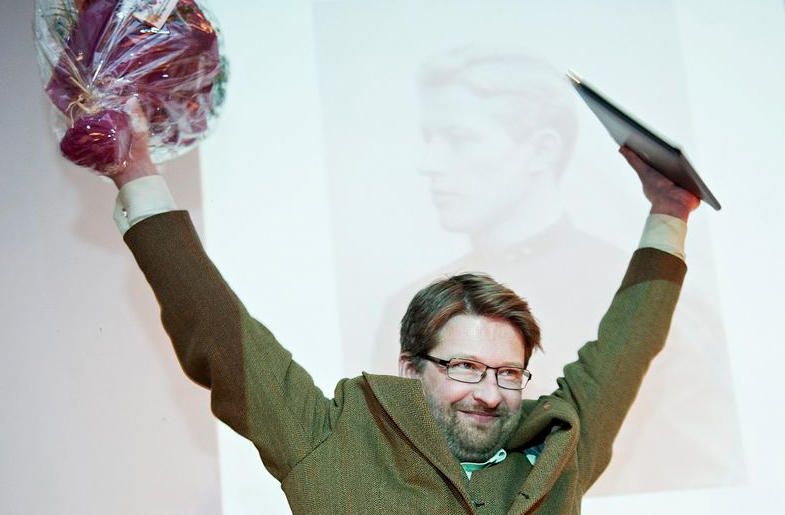 Jørn Øyrehagen Sunde ble svært glad for Meltzerprisen.