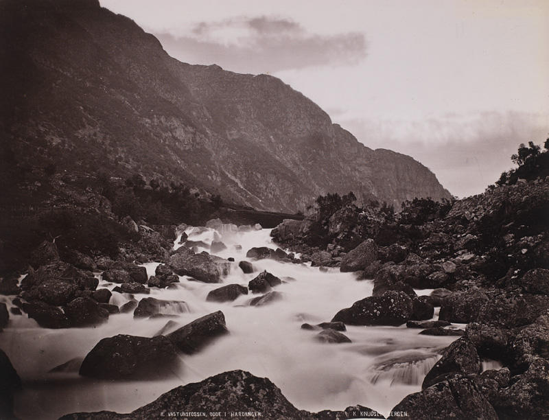 Knud Knudsen: Vastunsfossen, 1871/75.