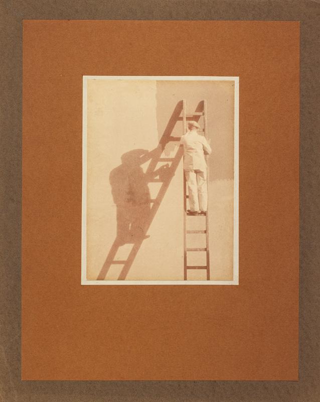 Ralph L. Wilson: Malere på stige, 1910/-30.