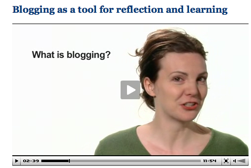 Screenshot of video lecture by Jill Walker Rettberg