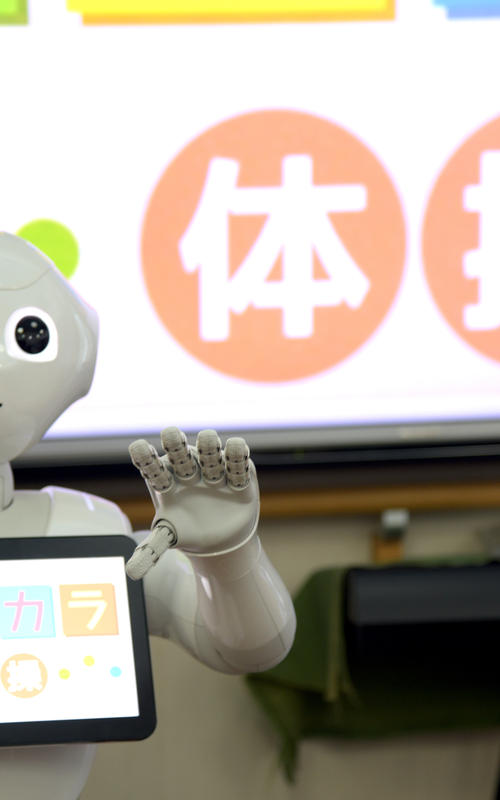 The robot Pepper supports patients at Japanese Nursing Homes.