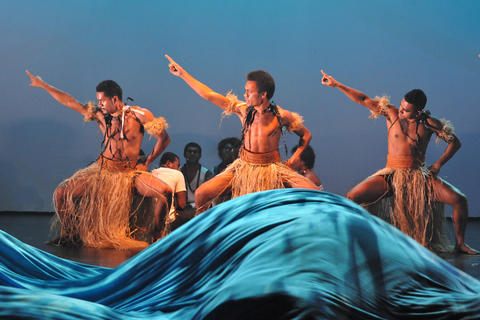 From the performance Moana: the Rising of the Sea at Oseana Art Centre in Os, south of Bergen, in 2015.