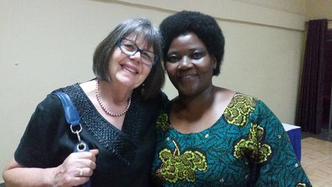 Joyce Nalugya, PhD-student Makerere University, child psychiatrist Mulago and collaborator in the SeeTheChild-mental child health in Uganda project. Alyson Hall, Honorary Consultant Child Psychiatrist, East London NHS Trust and UK Director, Child and Adol