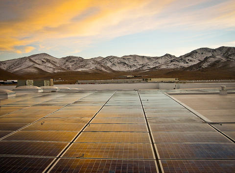 Black Rock Solar photovoltaic array