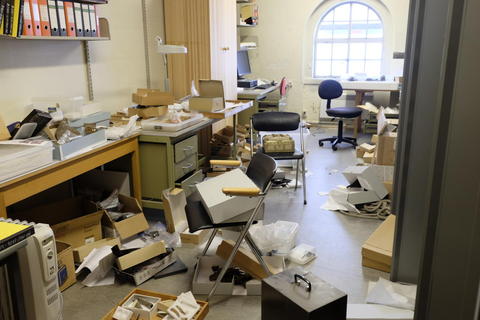 Raserte kontorer etter museumsinnbruddet 