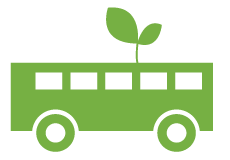 Grønt UiB Buss Logo
