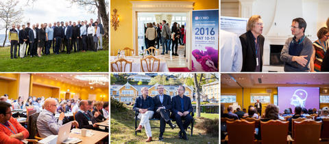 Collage of photos from the CCBIO Annual Symposium in 2015.