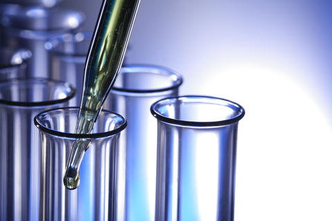 Illustration photo of test tubes in a laboratory.