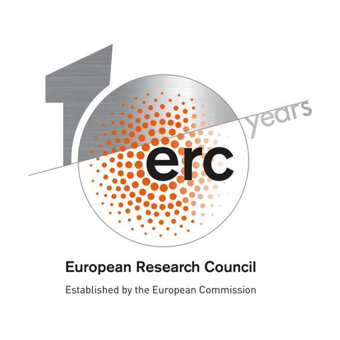 ERC logo 10 år