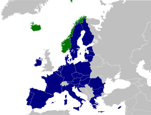 Countries under EFTA's Surveillance Authority (ESA) 