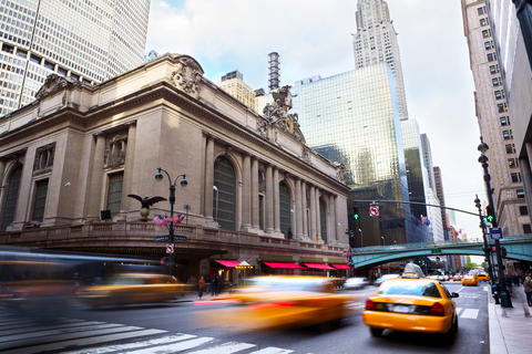 Gul taxi på Manhattan