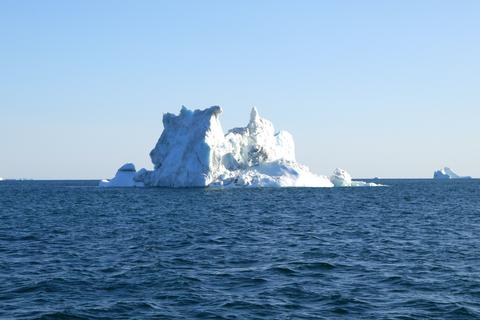 Isfjell ved Grønland, illustrasjonsbilde
