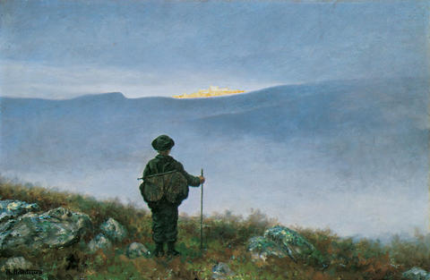 Painting of Soria Moria by Kittelsen  (Copyright: National gallery)