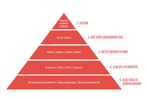 Verdipyramide, kommunikasjonsplattform