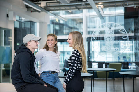 UiB-studentar i Media City Bergen