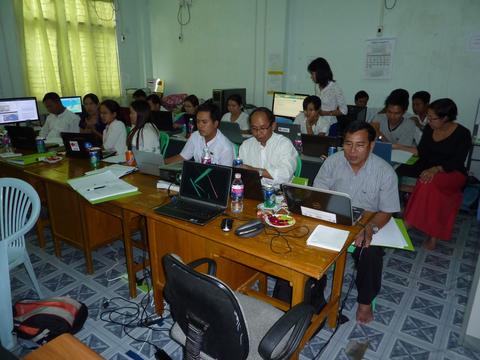 Classroom with training