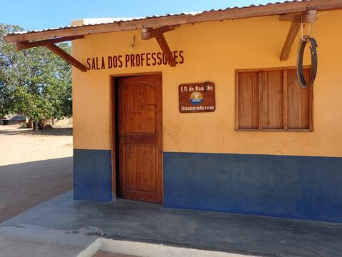 Primary school built by the lodge at Nangata village