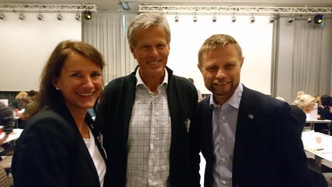 Rune Samdal, Bent Høie og Bettina Husebø