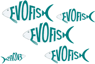 A school of EvoFish