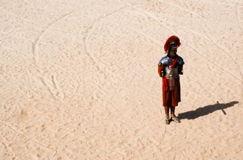 Roman soldier in Jordan