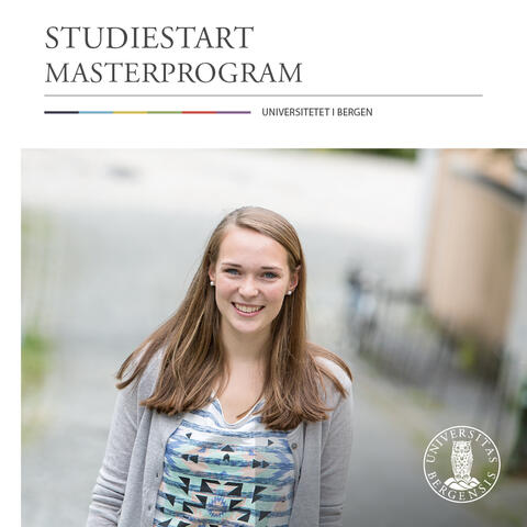 Brochure for new master students