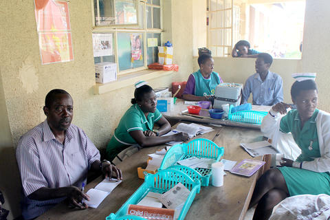 Medical staff in Uganda