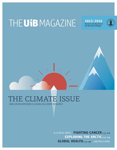 Cover of UiB Magazine