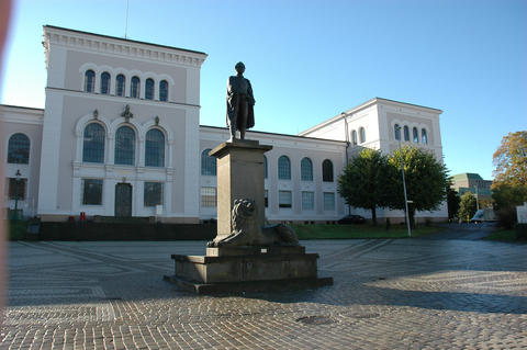 Facade of University Museum of Bergen
