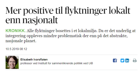 Screenshot from title in Kommunal Rapport