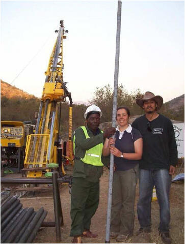 a three meter section of Archean drill core from the Barberton Scientific...
