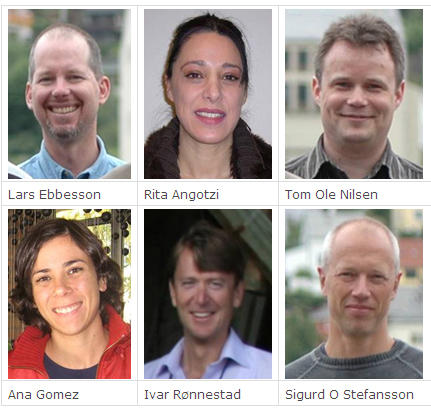 Some members of the Bergen LIFECYCLE research team.