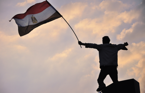 Tahrir-plassen i Kairo ble et senter for demonstrasjonene i Egypt....