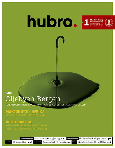 Forsiden på Hubro 01/2013.