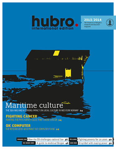 Front page of Hubro international 2013/2014. / Forside Hubro international...