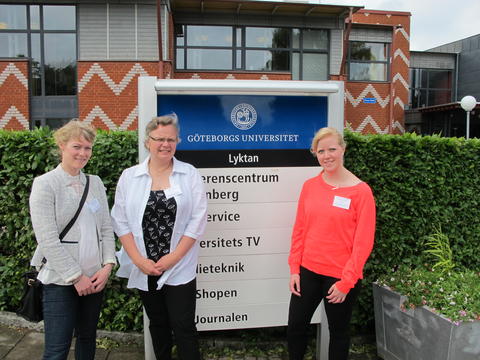 Participants from Bergen outside the Conference Center Wallenberg in Gothenburg.