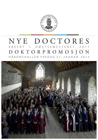 Doktorene vil, tradisjonen tro, bli hedret under årets doktorpromosjon i...