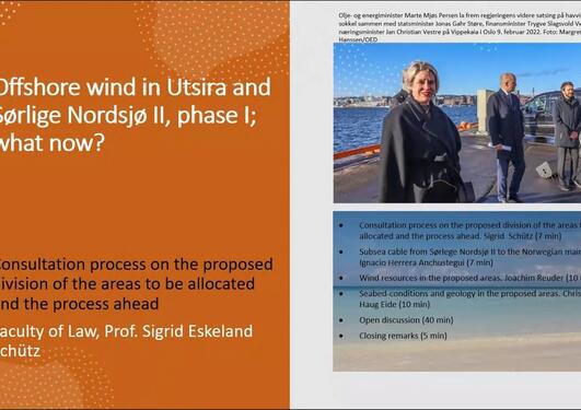 Offshore wind in Utsira and Sørlige Nordsjø II, phase I; what now?