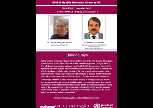 Global Health Histories Seminar 95: Chikungunya