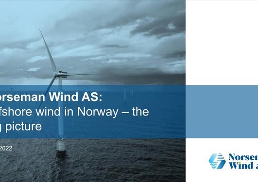 Norseman Wind: Offshore Wind in Norway - the big picture