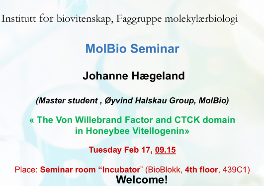 Posteroppslag om seminaret