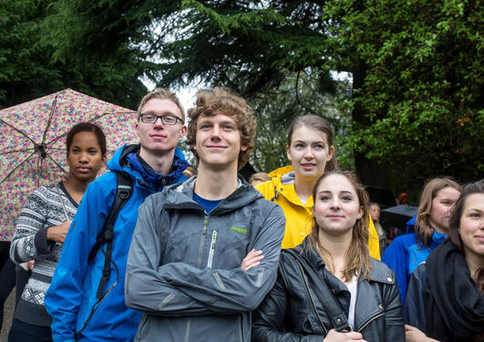 Students at Nygårdsparken