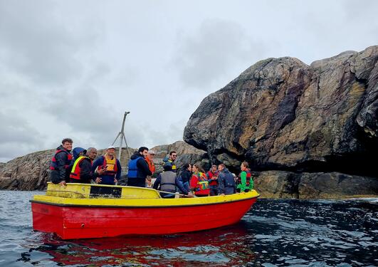 SEAS fellows at sea