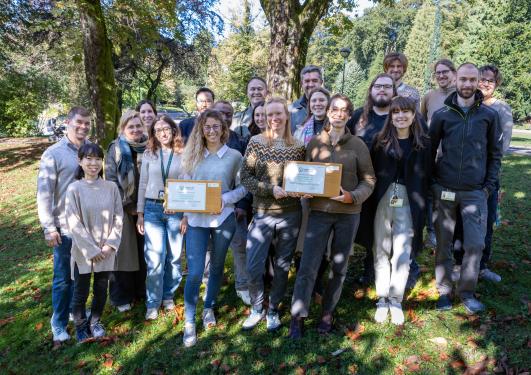 The Burkhardt and Christiaen labs celebrate the certification