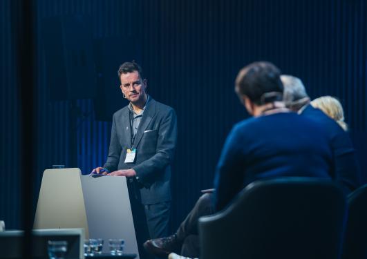 Tor Eldevik på Arctic Frontiers