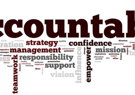 Word cloud, Accountability