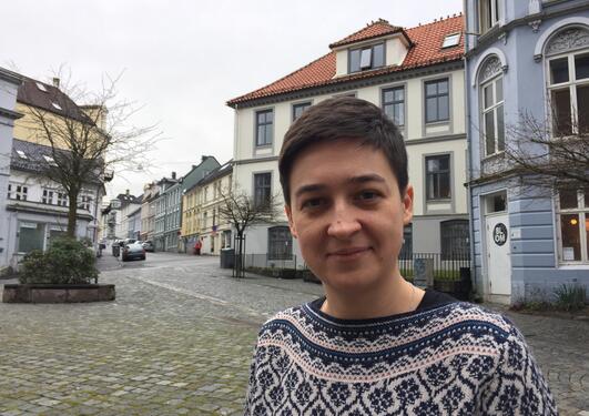Anna Szolucha, Department of Social Anthropology, University of Bergen (UiB), photographed in March 2017.
