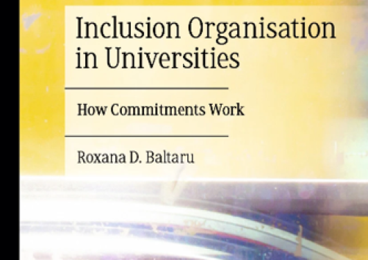 Bokcover for boken "Inclusion organisation in universities"