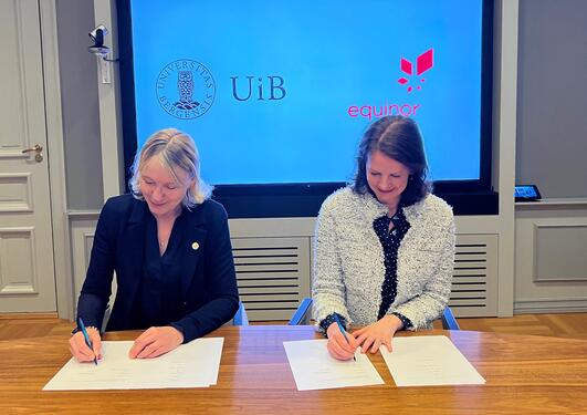 UiB og Equinor signerer samarbeidsavtale