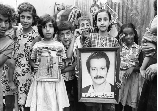 Palestinian children in a refugee camp in Beirut, 1974. Courtesy of Nils Vest